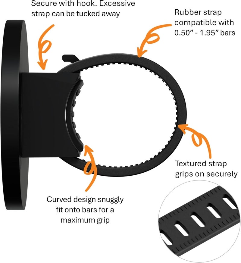 liuliuby Magnetic Phone Holder for Strollers and Carts - Image 5